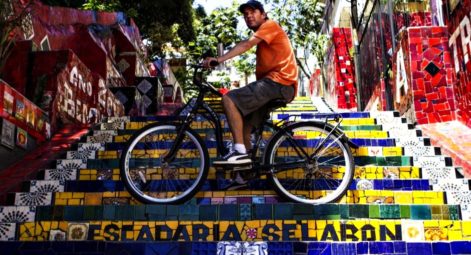 Passeio de Bicicleta Escadaria Selaron Rio de Janeiro